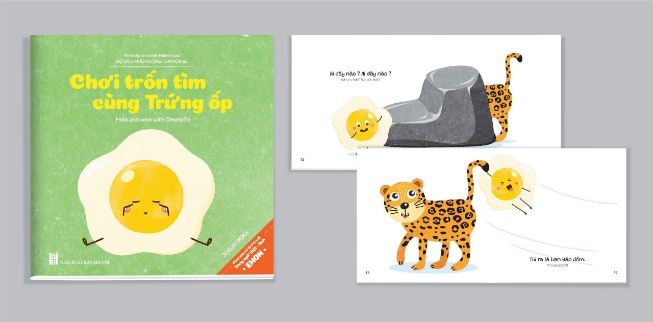 Bộ Ehon song ngữ Anh Việt 10 cuốn - Cho bé 0-6 tuổi - Bộ sách nuôi dưỡng tâm hồn bé