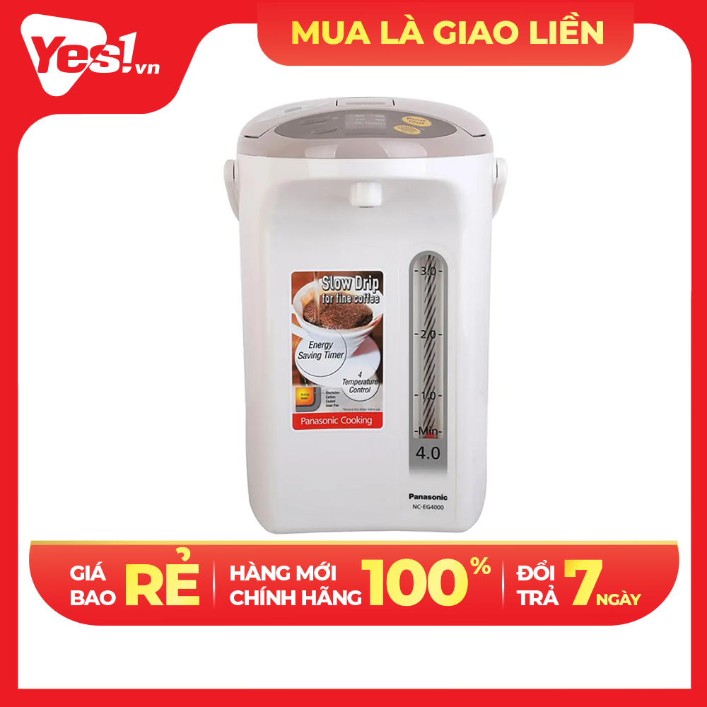 Bình Thủy Điện Tử Panasonic NC-EG4000CSY 4L - Hàng chính hãng