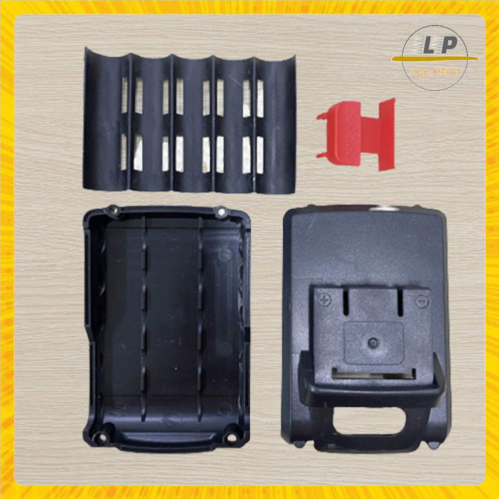 Vỏ nhựa pin 5 cell dùng cho các loại máy khoan pin 21V, 24V, 26V, 28V, 36V