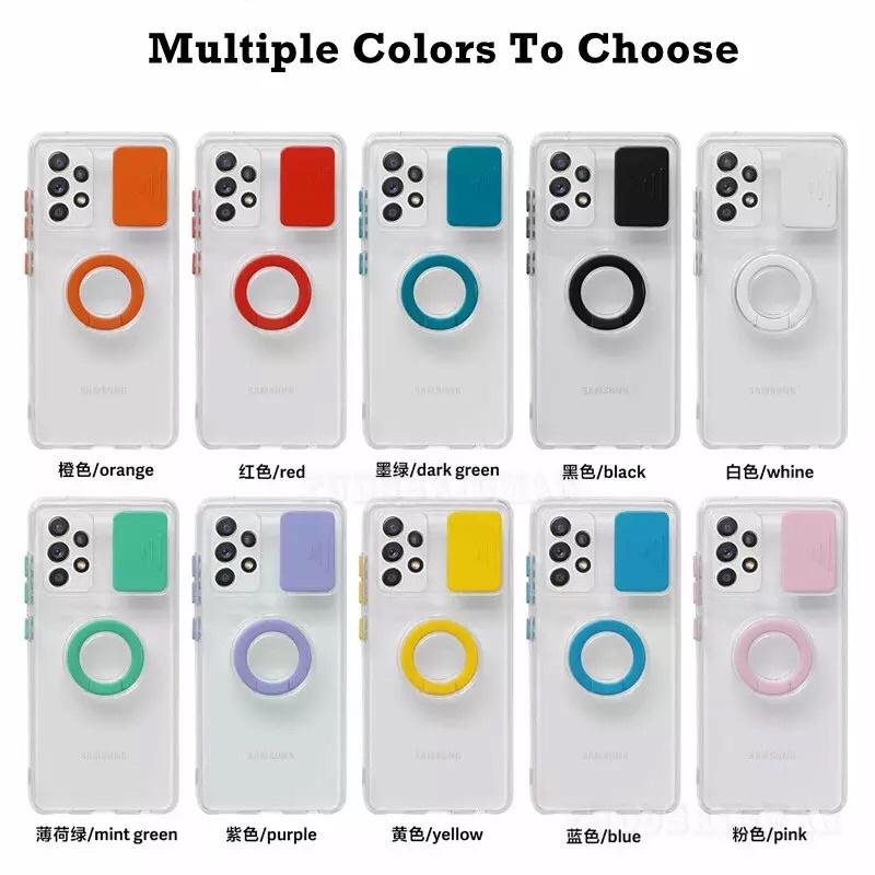Ốp lưng dành cho Galaxy S22, S22 Plus, S22 Ultra, S21 FE, S21, S21 Plus, S21 Ultra dẻo trong có iring