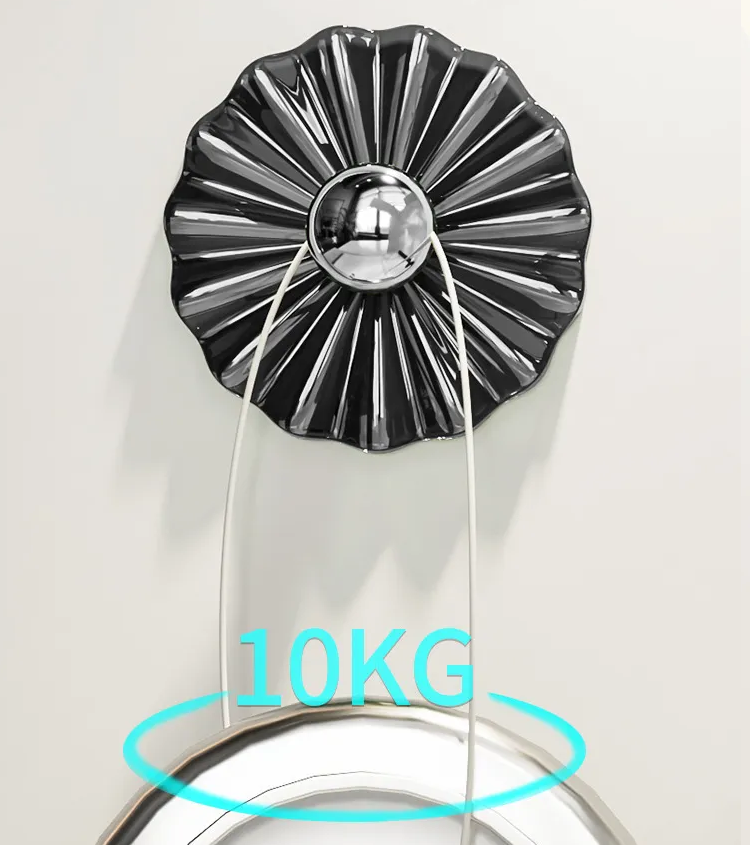 MÓC DÁN TƯỜNG HÌNH BÔNG HOA SỬ DỤNG ĐỂ TREO MÓC KHÓC,CỘT TÓC-JL