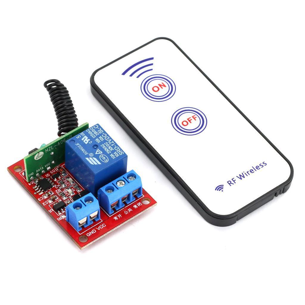 12V 1CH RF Wireless Relay Module Self-lock with Remote Controller