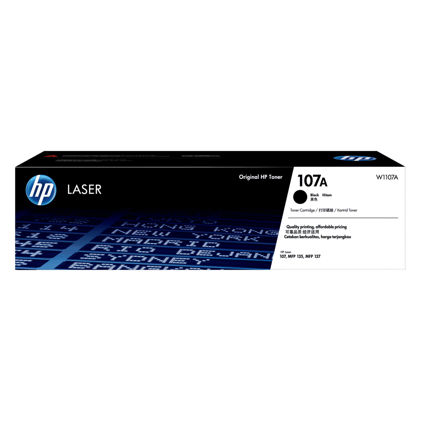 Mực in HP 107A Black Original Laser Toner Crtg _ W1107A – Hàng Chính Hãng