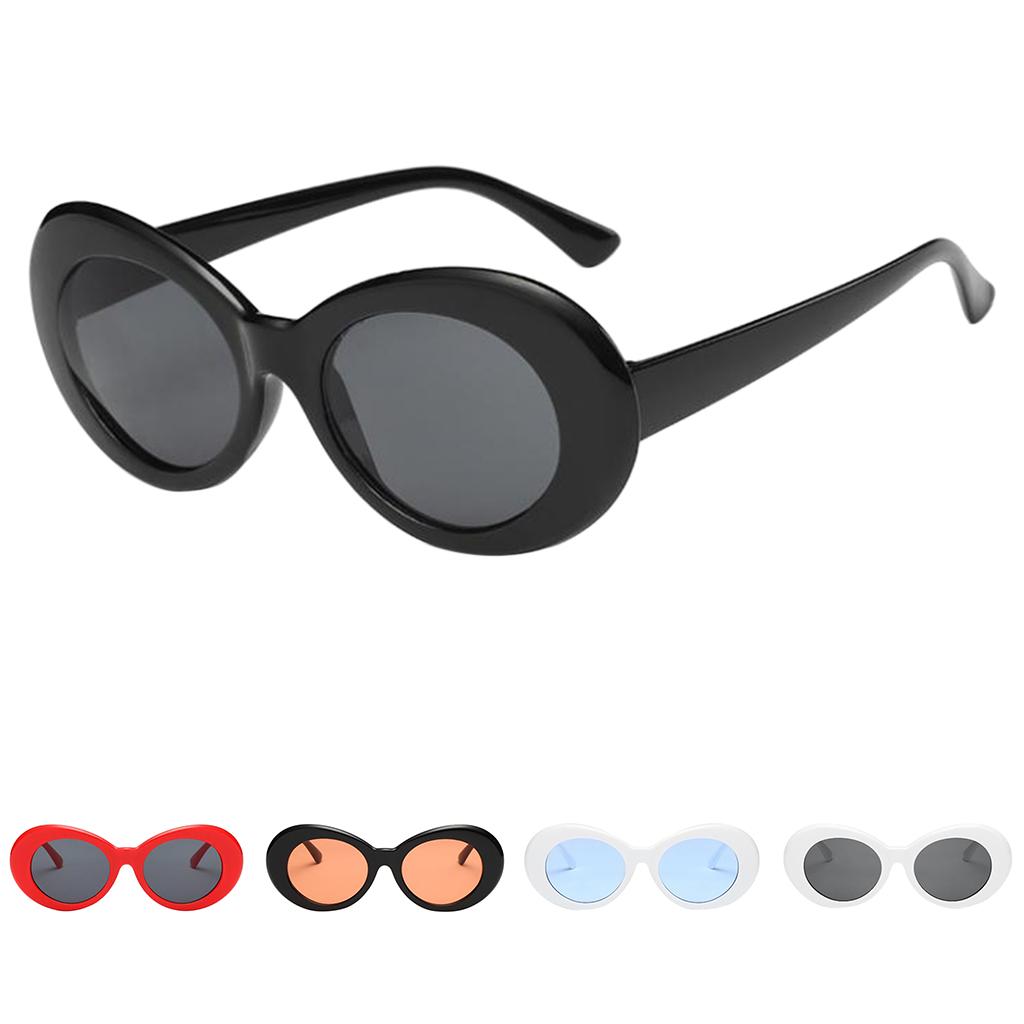 Vintage Retro Women Men Glasses Round Mirror Lens Sunglasses Red+Grey