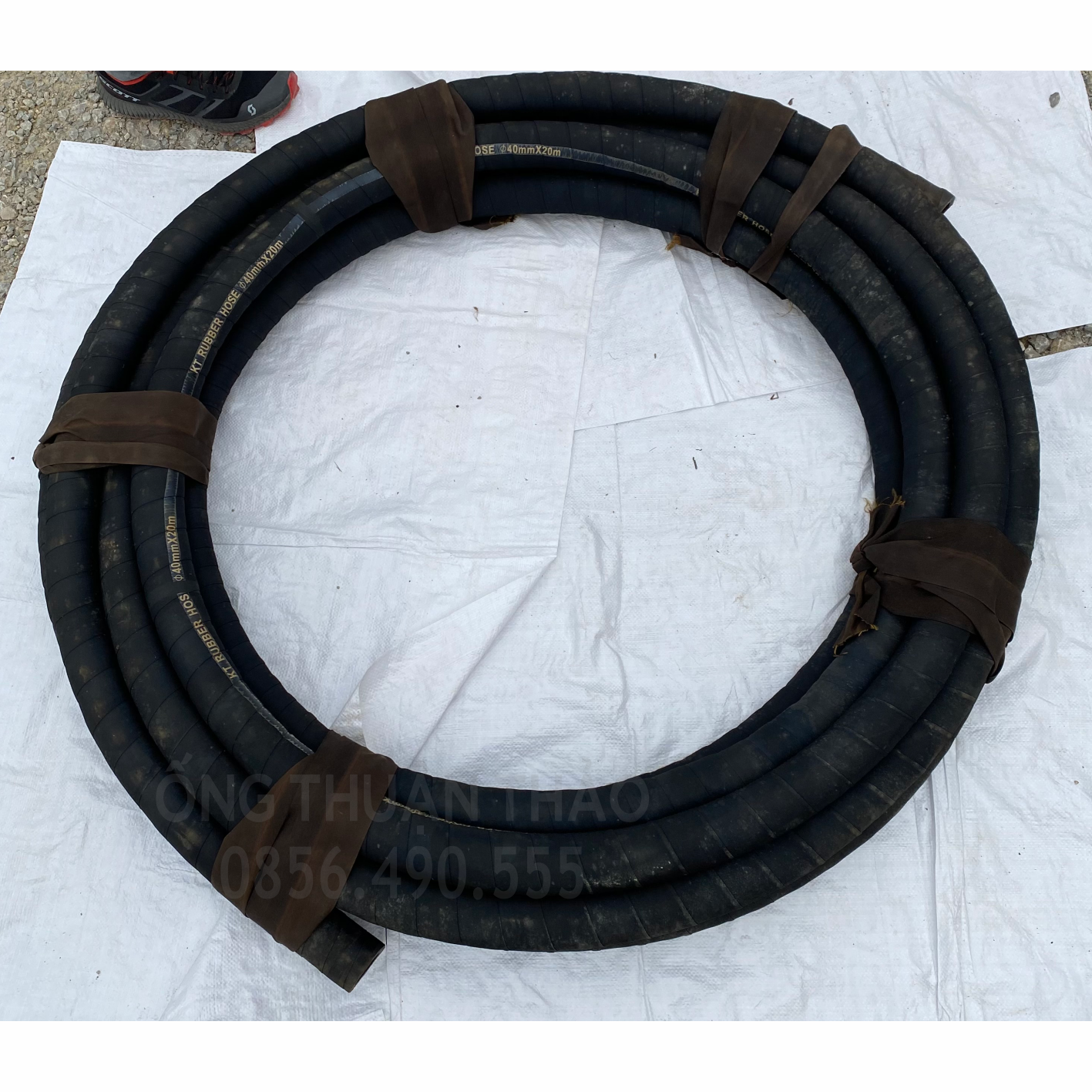 Ống Cao Su Bố Vải Phi 40mm CUỘN 20 MÉT- Hàng Nhập Khẩu - Ống Thuận Thảo
