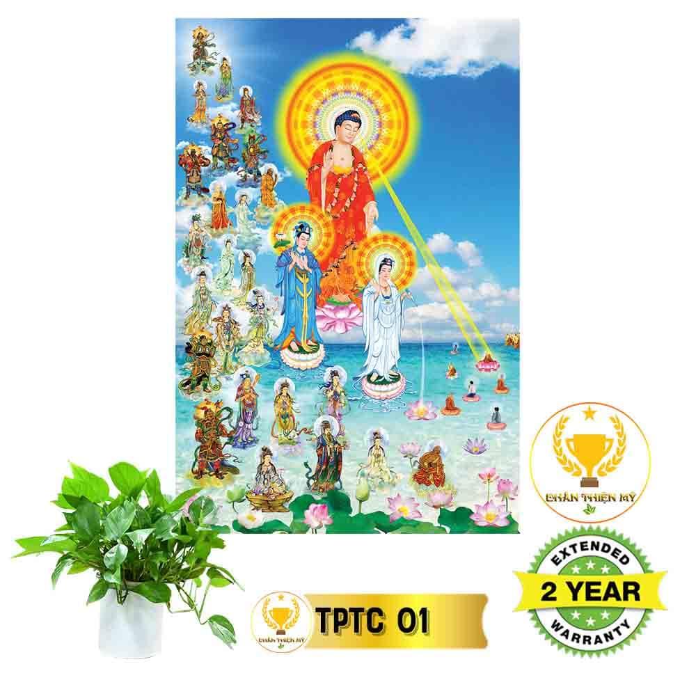 Tranh điện Tây Phương Thánh Chúng_TPTC1