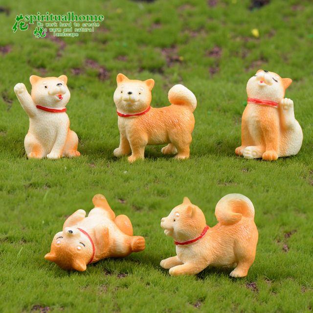 Tiểu Cảnh - Chú chó Shiba vàng làm tiểu cảnh/ charm slime /terrarium/ mô hình trang trí