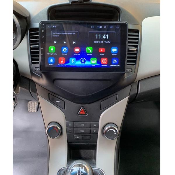 Mặt dưỡng kèm dây nguồn lắp màn hình android cho xe CHEVROLET CRUZE 2009-2016