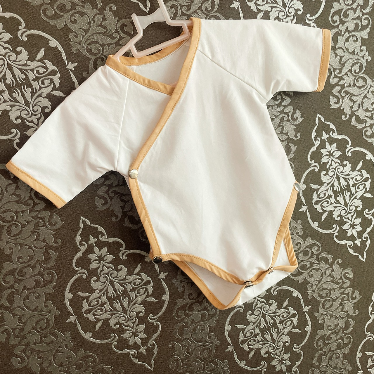 Bộ áo liền thân ngắn tay Bodysuit cho bé sơ sinh trai và gái - Chất vải cotton 4 chiều co giãn thoáng mát