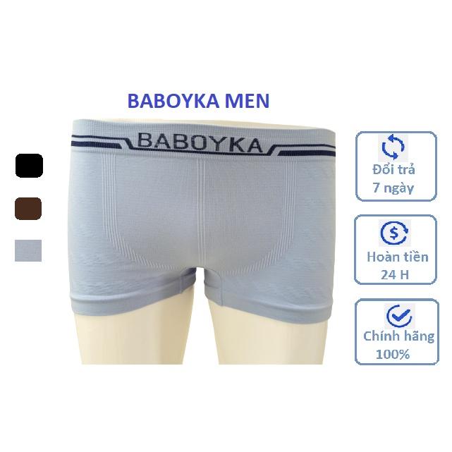 COMBO 3 Quần Lót Nam Cao Câp Dệt Liền Đủ Màu Sắc Logo Thương Hiệu BABOYKA Thông Hơi Tốt