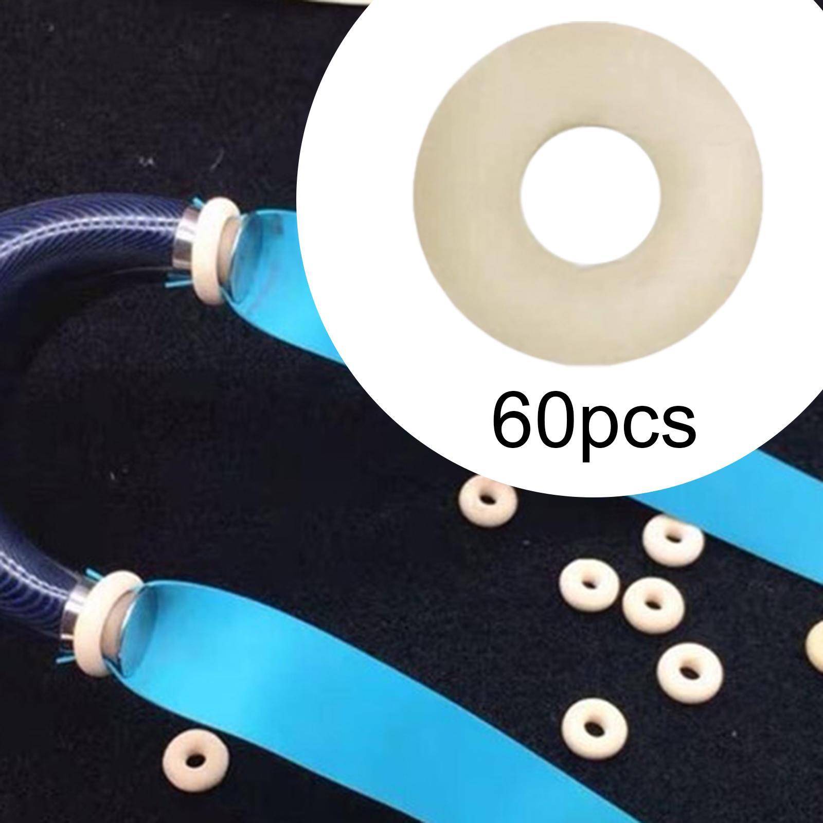 60x Rubber Band Tied Assistant Rubber for Rubber Bands Flat Rubber Band