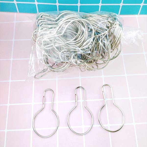 Combo 100 móc treo hàng hóa kim loại tiện dụng