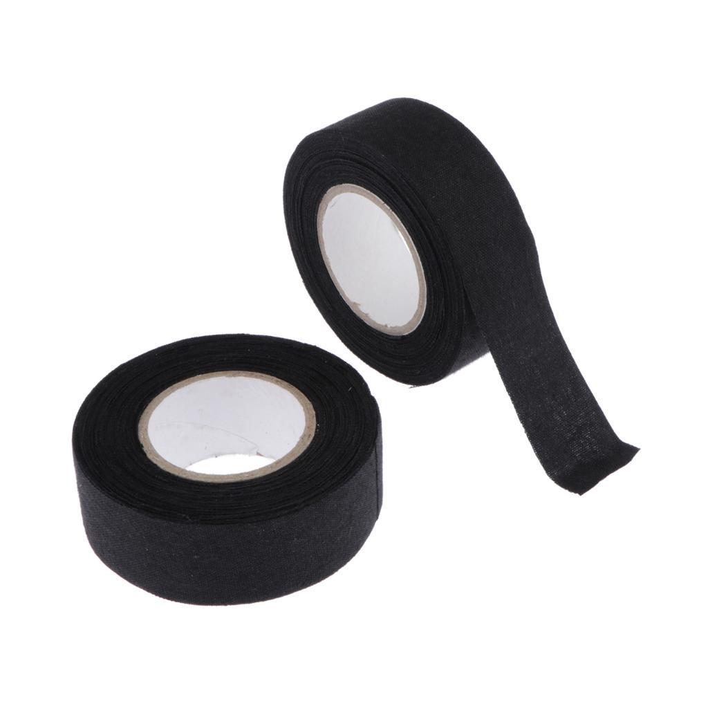2x2Rolls Wearproof Skid Resistance Sports Ice Hockey Stick Tape Black
