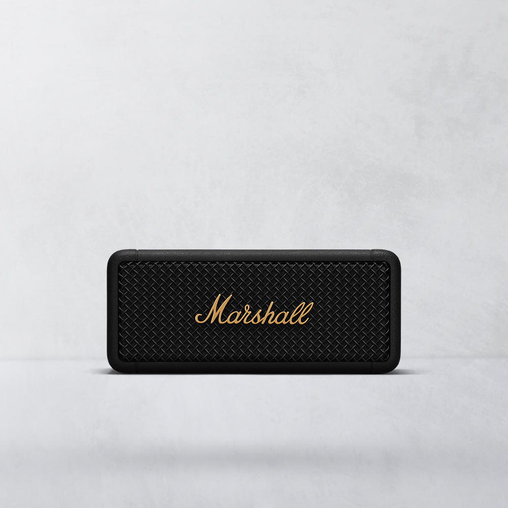 Loa Di Động Marshall Emberton Black & Brass - Hàng Chính Hãng