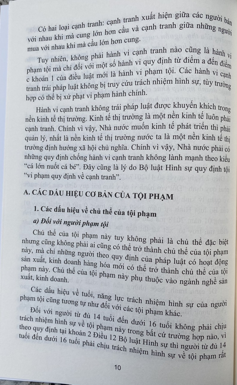 Bình luận Bộ Luật Hình Sự năm 2015 - Phần Các Tội Phạm - Chương XVIII- Mục 3  Các Tội Phạm Khác X âm Phạm Trật Tự Quản Lý Kinh Tế
