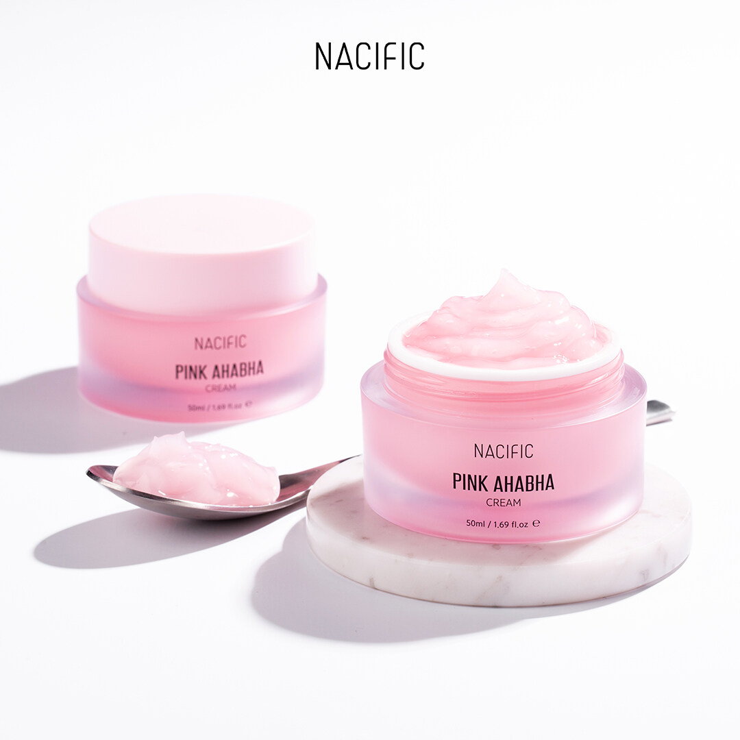 Kem Dưỡng Ẩm Tẩy Tế Bào Chết NACIFIC Pink AHA BHA Cream 50ml