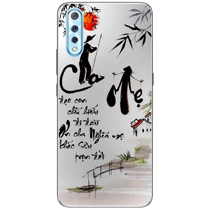 Ốp lưng dành cho Vivo S1 mẫu Thư pháp cha mẹ