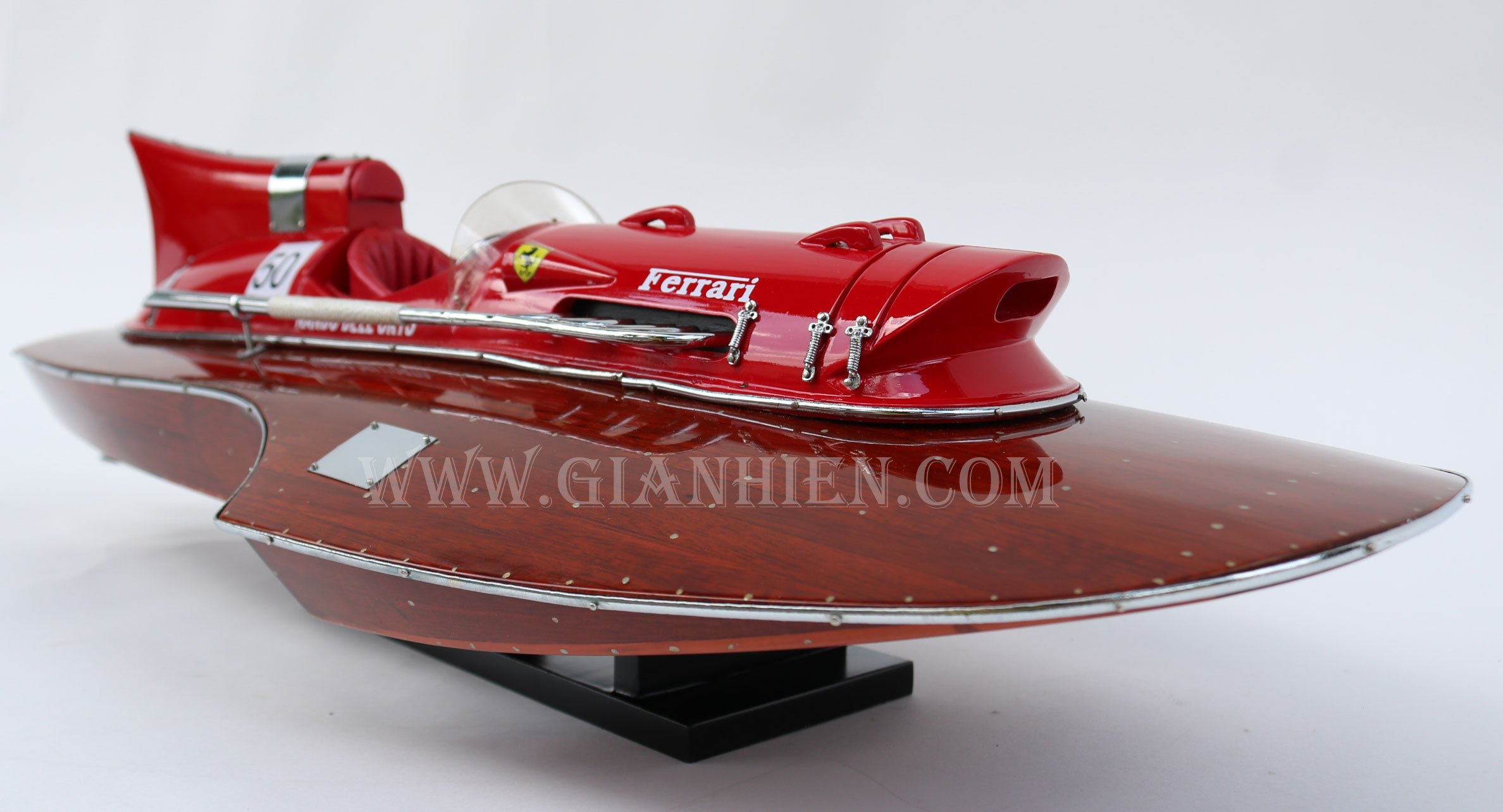 Mô hình Thuyền đua tốc độ FERRARI HYDROPLANE 1954 (Giá xưởng)