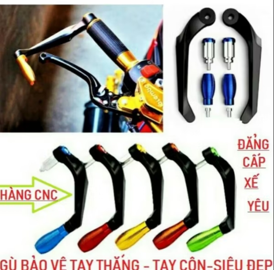 BỘ 2 CÁI ĐẦU GÙ CHỐNG ĐỔ BẢO VỆ TAY LÁI XE MÁY TRANG TRÍ CỰC ĐẸP