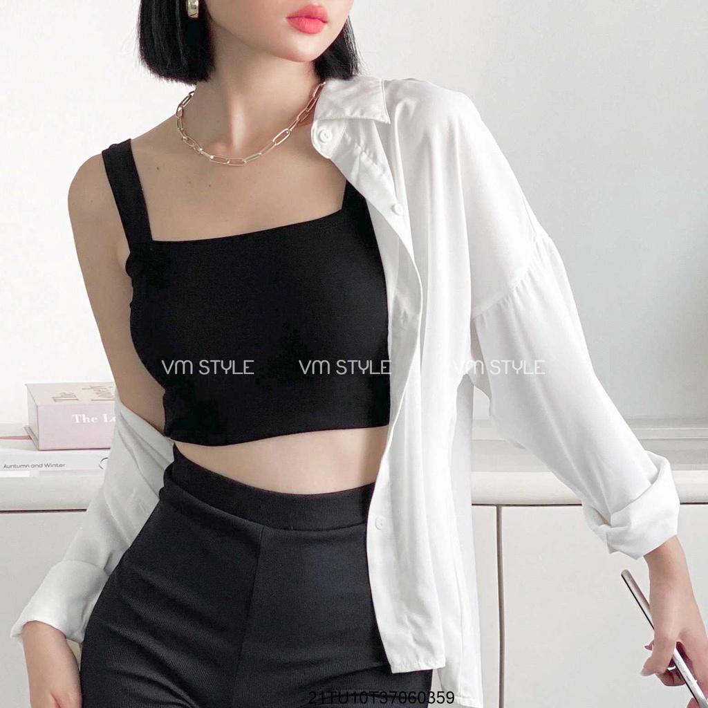 Áo thun 2 dây bản to trơn ulzzang trơn thời trang VM STYLE 21TU05T372102