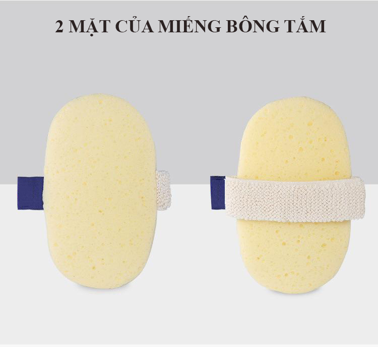 Bông tắm cho trẻ sơ sinh và trẻ nhỏ dành cho da nhạy cảm