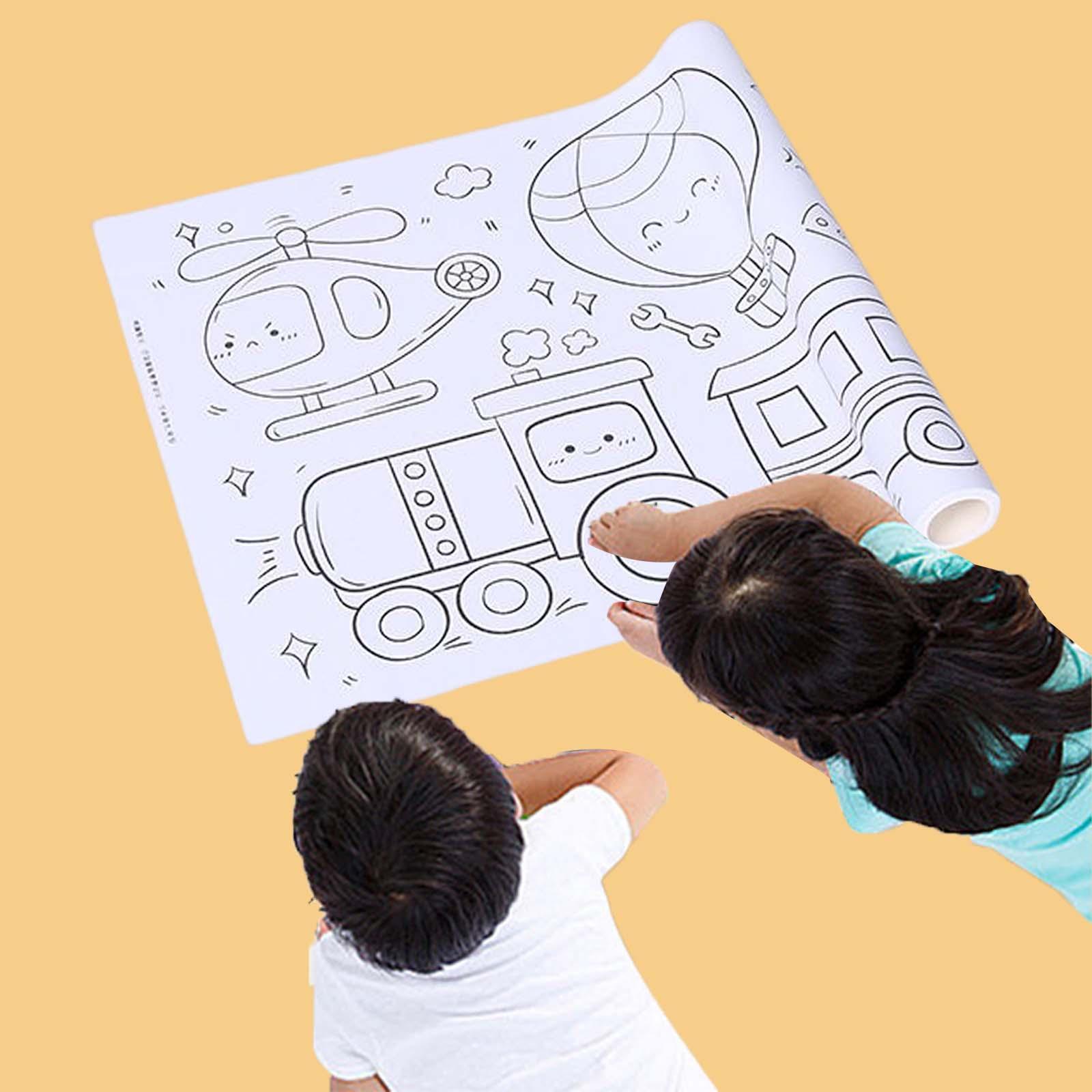 Children Wall Coloring Posters Paper 30x300cm Creative Patterns Child Toys