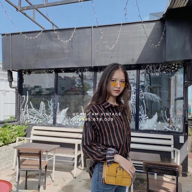 Kính râm kính mát nam nữ chữ nhật form nhỏ xíu hot tiktok