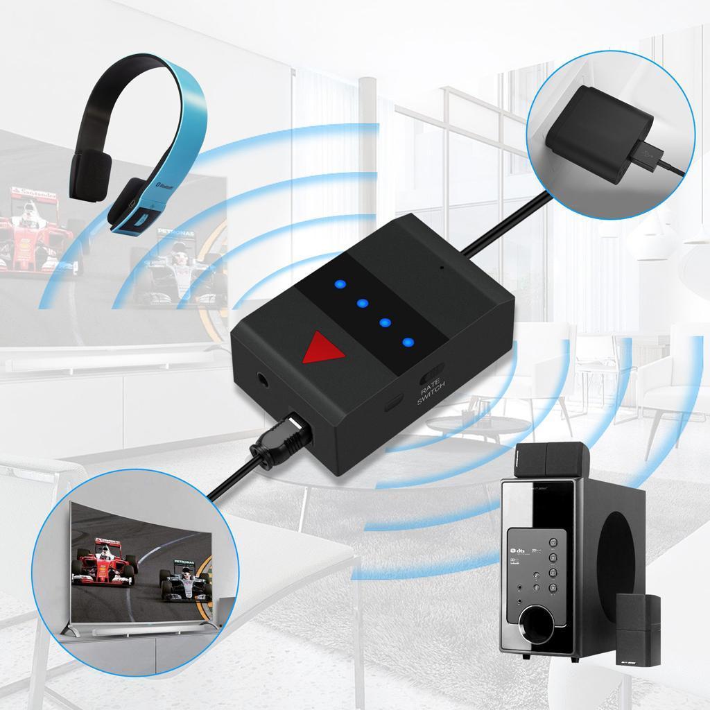 Bluetooth Transmitter Wireless Portable Music 3.5mm Audio Adapter For MP3