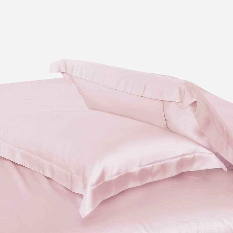 Trọn bộ chăn ga phi lụa Thái Tuấn loại 1 cực kì sang chảnh, đẹp, mịn, mát - NEMTOTBEDDING