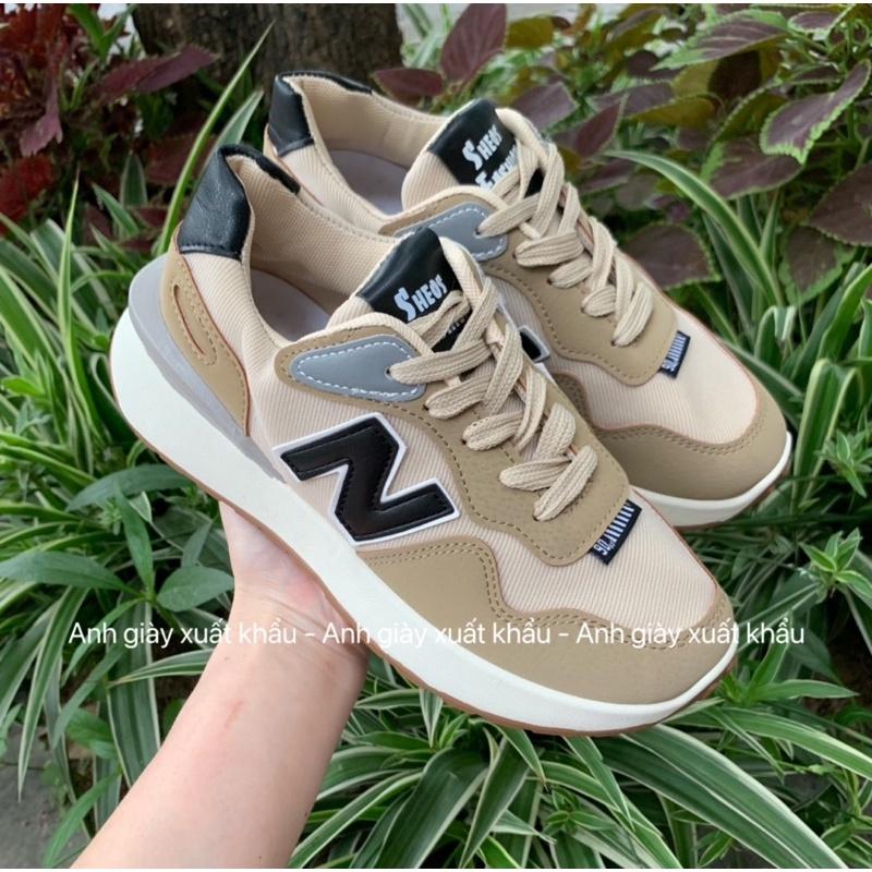 TT10 - Giày thể thao sneaker nữ chữ N kiểu dáng thời trang hottrend đế nhẹ êm ( ảnh thật , kèm video)