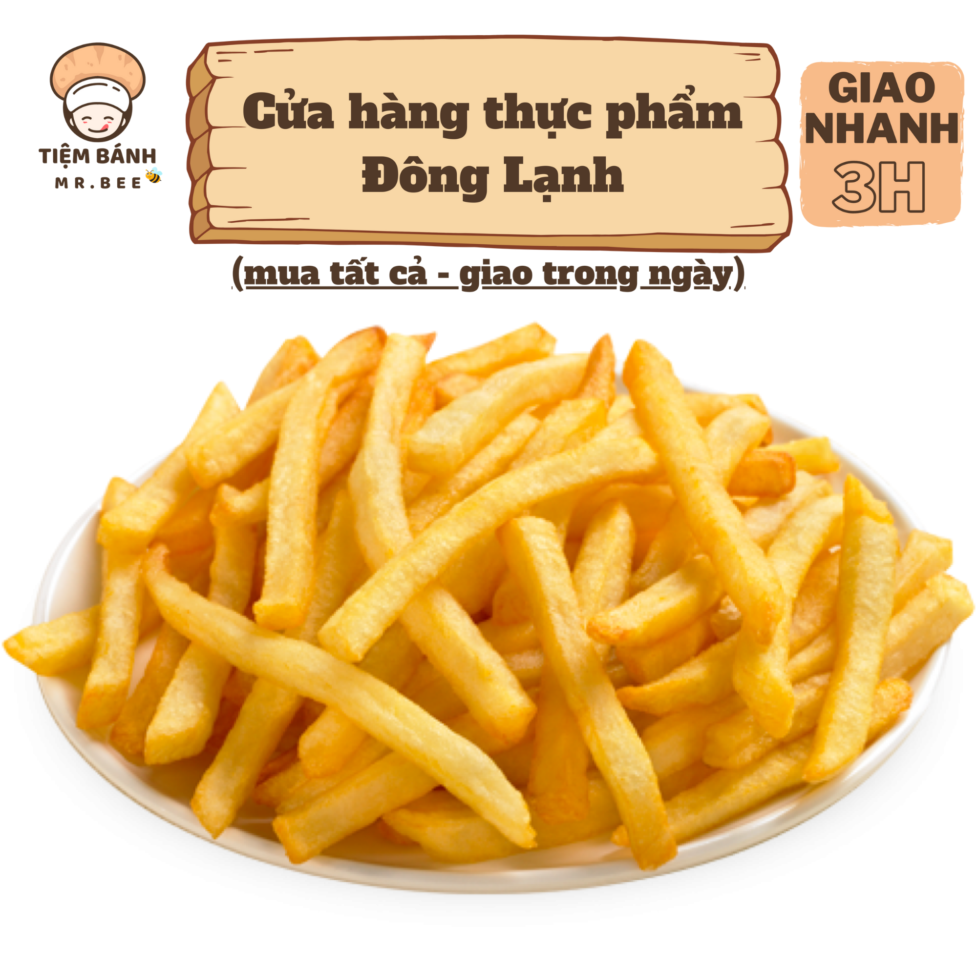 [Chỉ giao HCM] – Khoai Tây Chiên Marquise  Fries.– 1kg