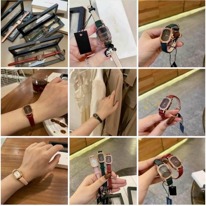 Đồng hồ Nữ WE Sure case 26 dây da kèm hộp