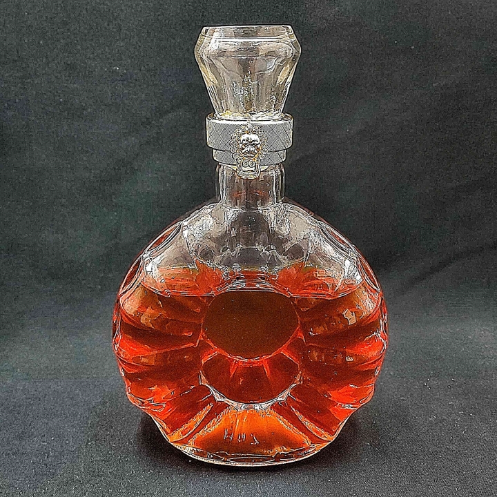 Chai Thủy Tinh Đựng Rượu 500ml cao cấp (combo 2 cái) mẫu xo remy – Bình Đựng Rượu Thủy tinh trong suốt (C16)