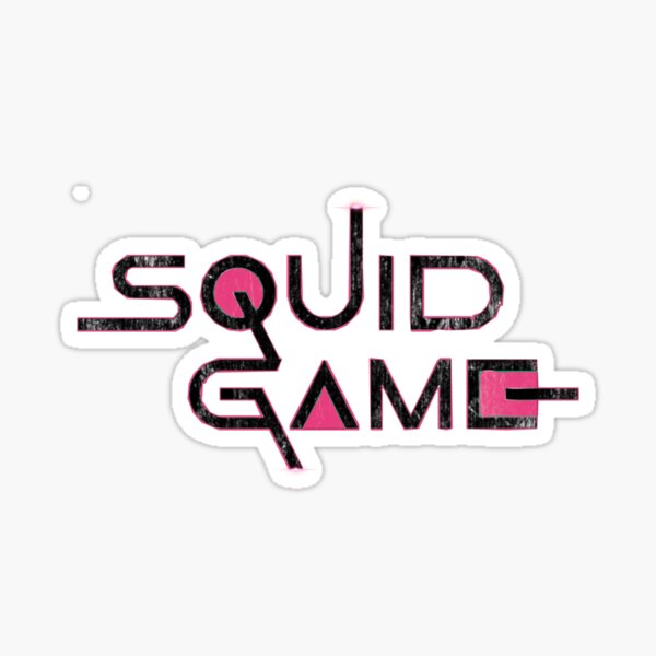 Bộ Sticker SQUID GAME Trò Chơi Con Mực  decal hình dán mũ bảo hiểm, laptop, ipad, vali, đàn