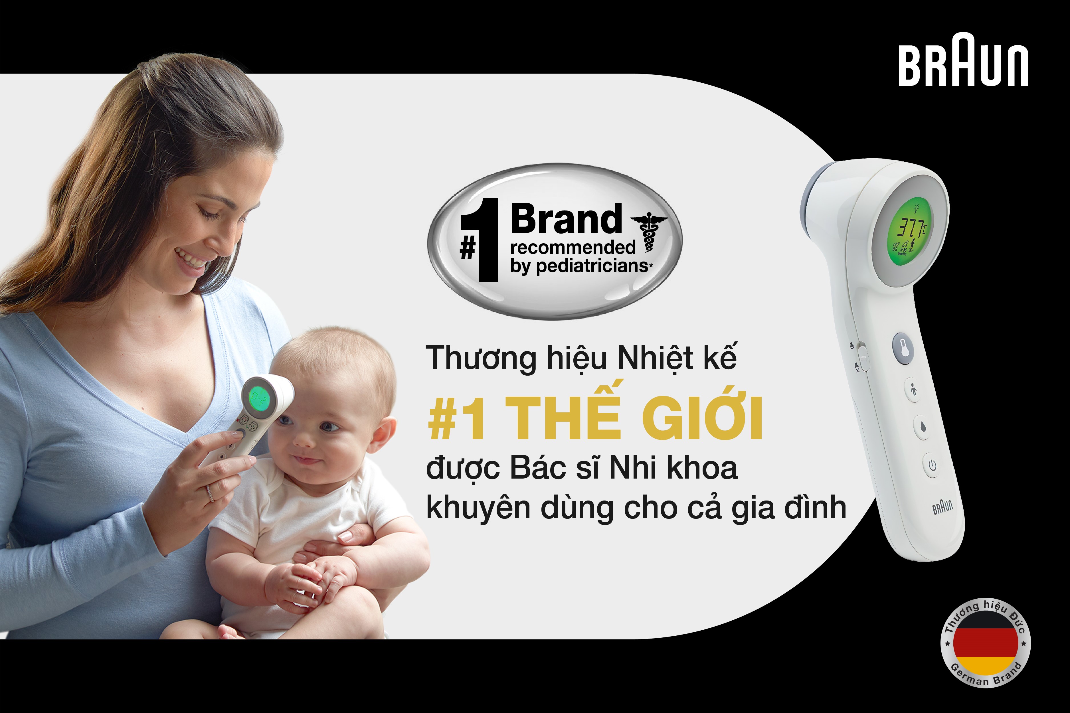 NHIỆT KẾ HỒNG NGOẠI ĐO TRÁN BRAUN BNT400WE