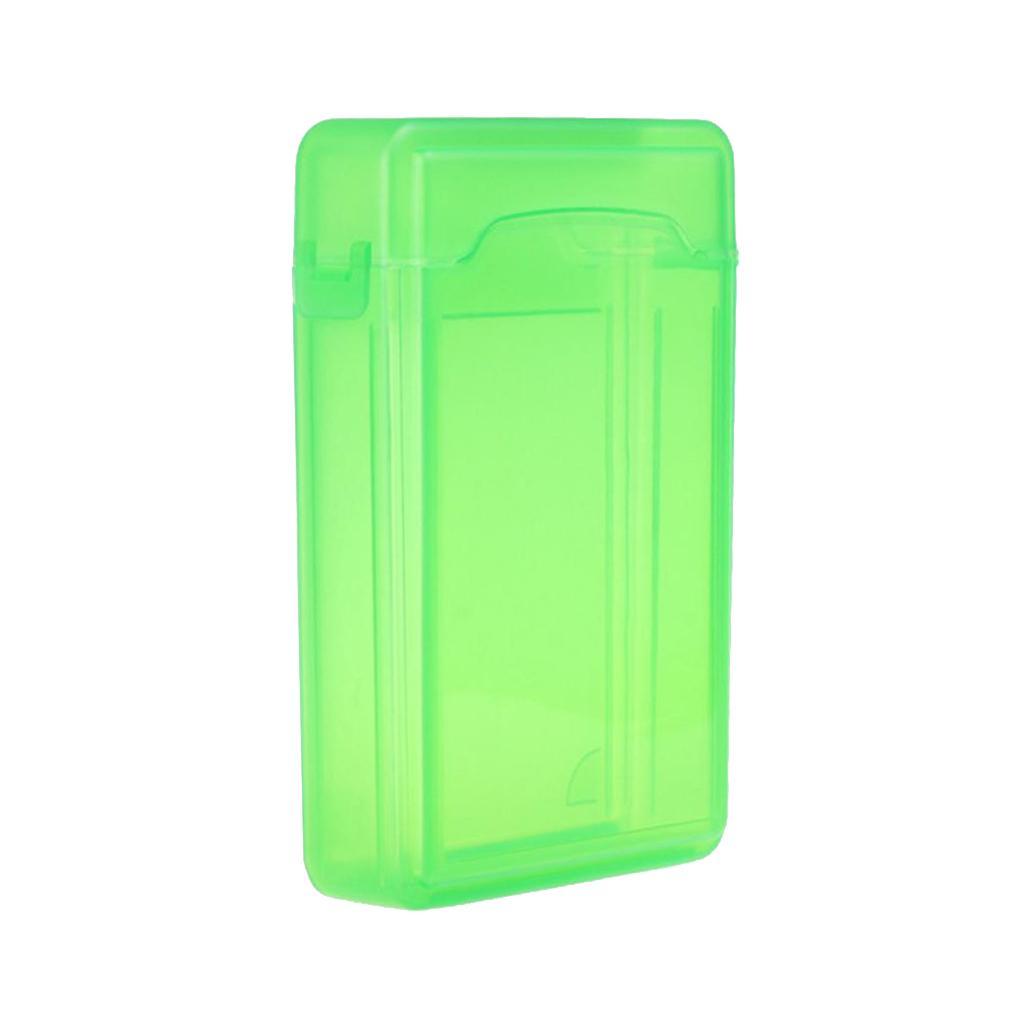 External Case 3.5 inch Protector HDD Box Storage Case Green