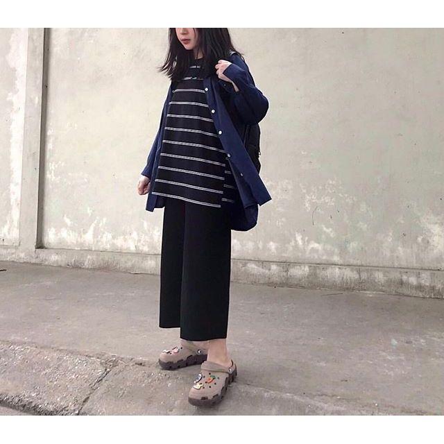 Quần cullote basic - ẢNH THẬT