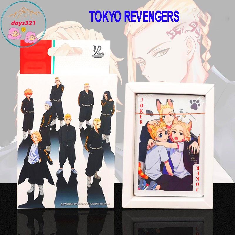 TOKYO REVENGERS Bộ thẻ bài in hình 54 lá khác nhau