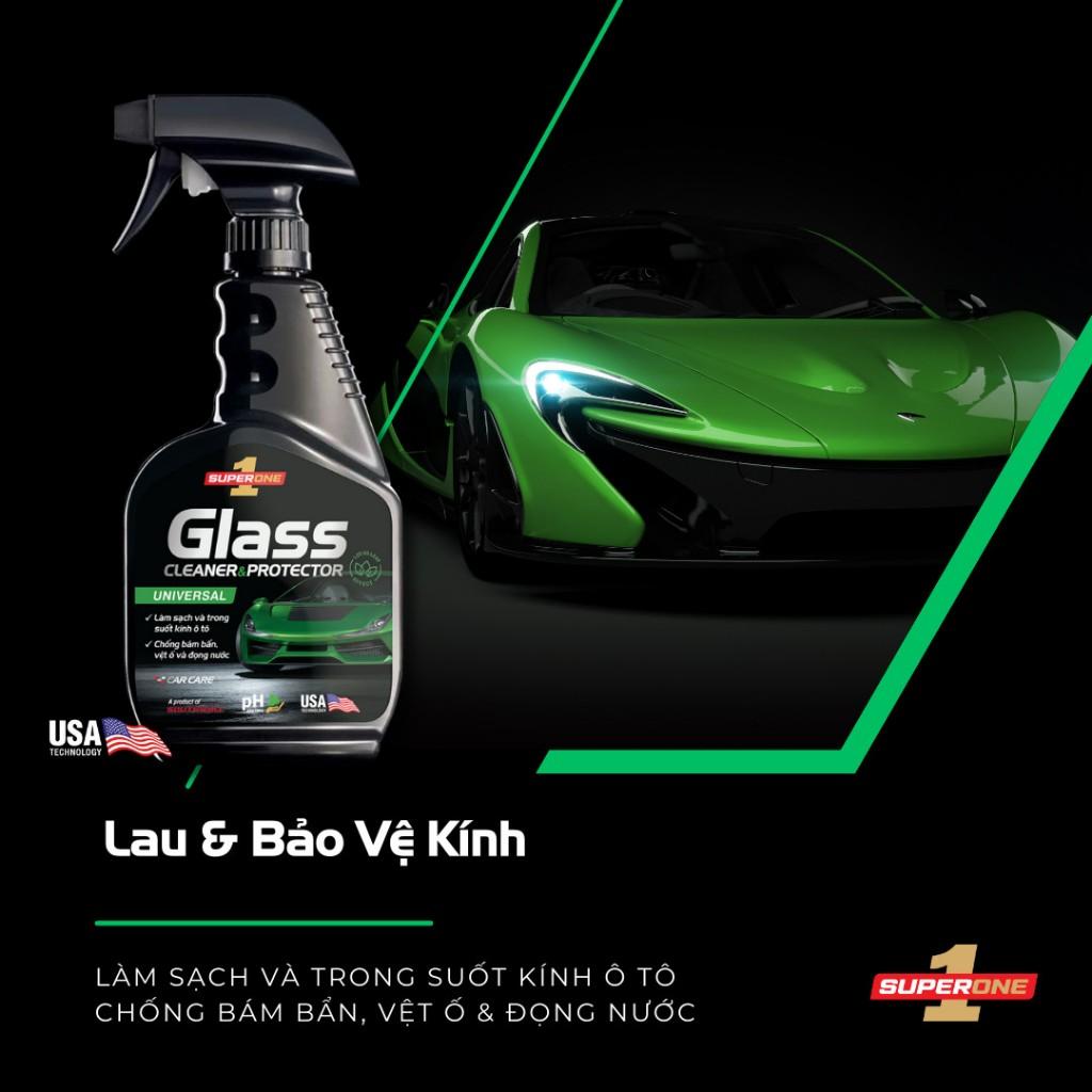 Nước Lau Và Bảo Vệ Kính Super One Glass Cleaner And Protector  – Universal