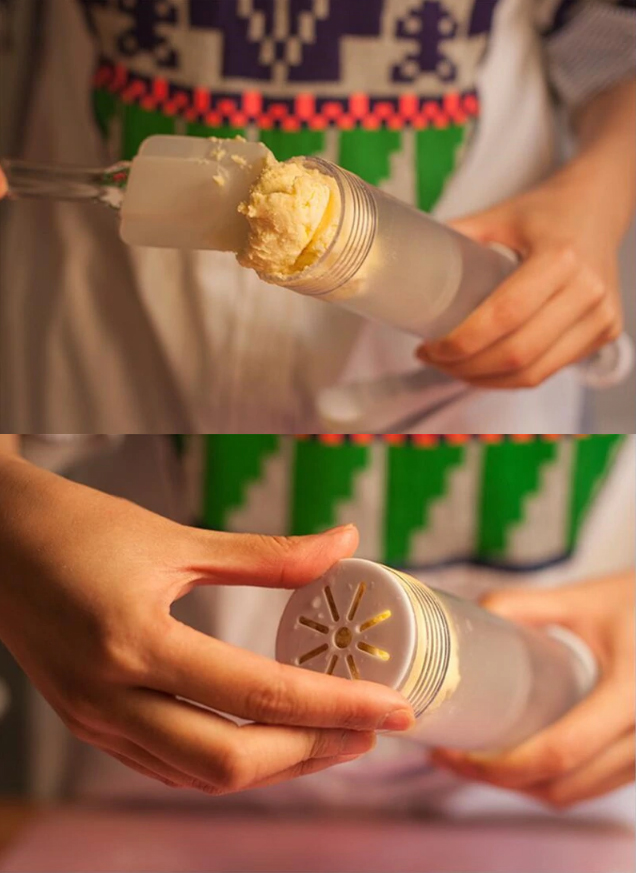 Khuôn nhấn bánh qui cookies press 12 mặt 6 đuôi bắt