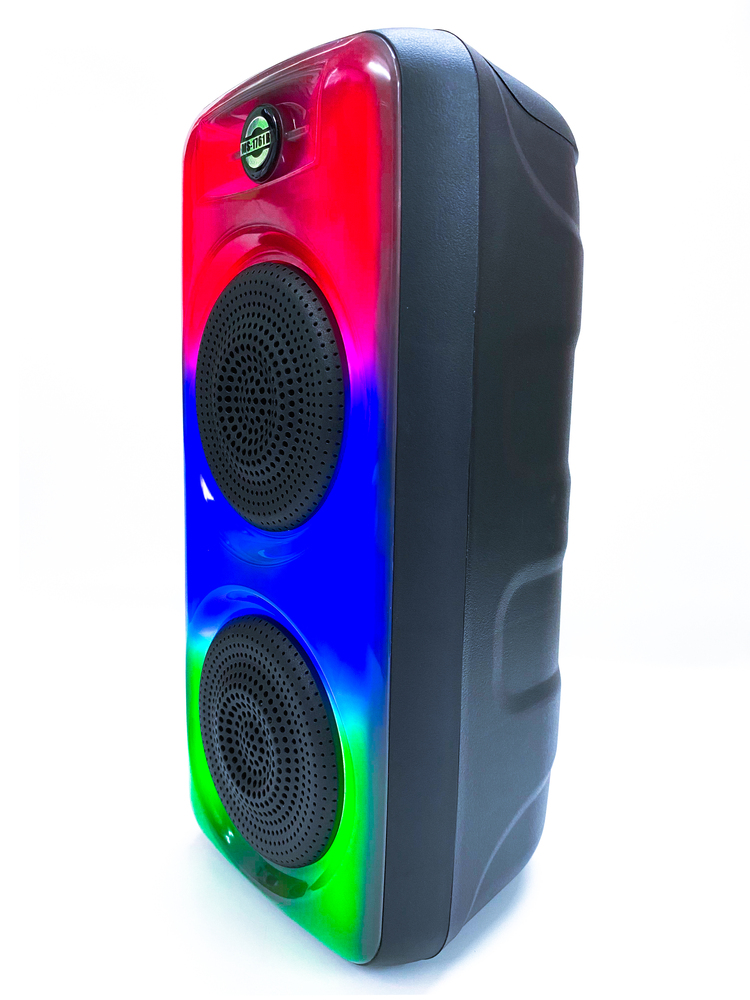 Loa Bluetooth MS-1761BT với đèn led RGB âm thanh bass mạnh tích hợp khe cắm thẻ nhớ, USB và có thể karaoke
