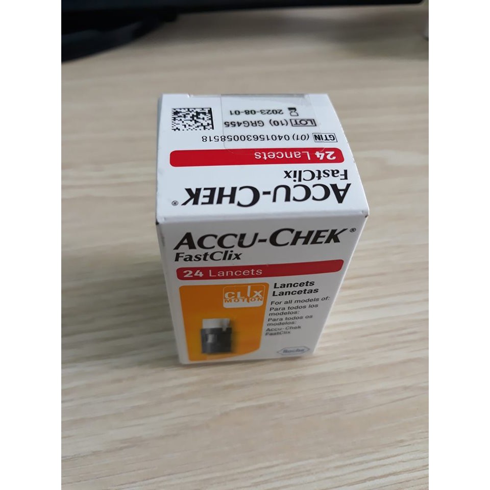 Hộp 25 Que Thử Đường Huyết Accu-Chek Guide Date Xa, NK Chính Ngạch, Tem Niêm Phong, Tem Phụ TV