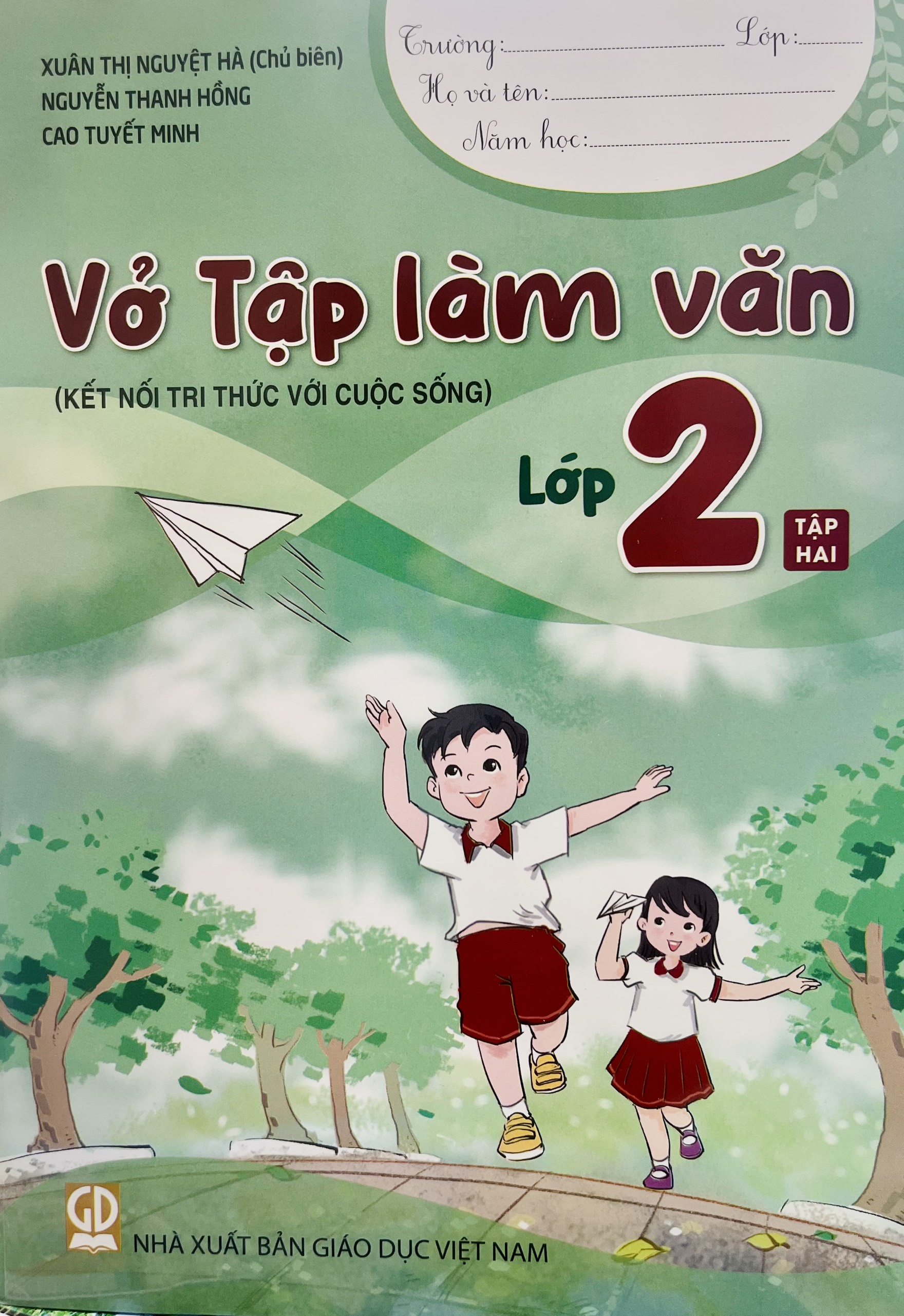 Sách - Vở tập làm văn lớp 2 tập 1+2 (Kết nối tri thức với cuộc sống)