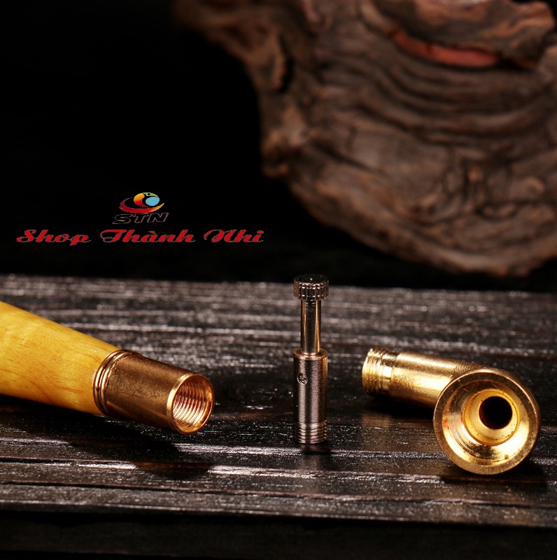 Tẩu thuốc gỗ đàn hương cực đẹp, kiểu dài, Shop Thành Nhi STN85477