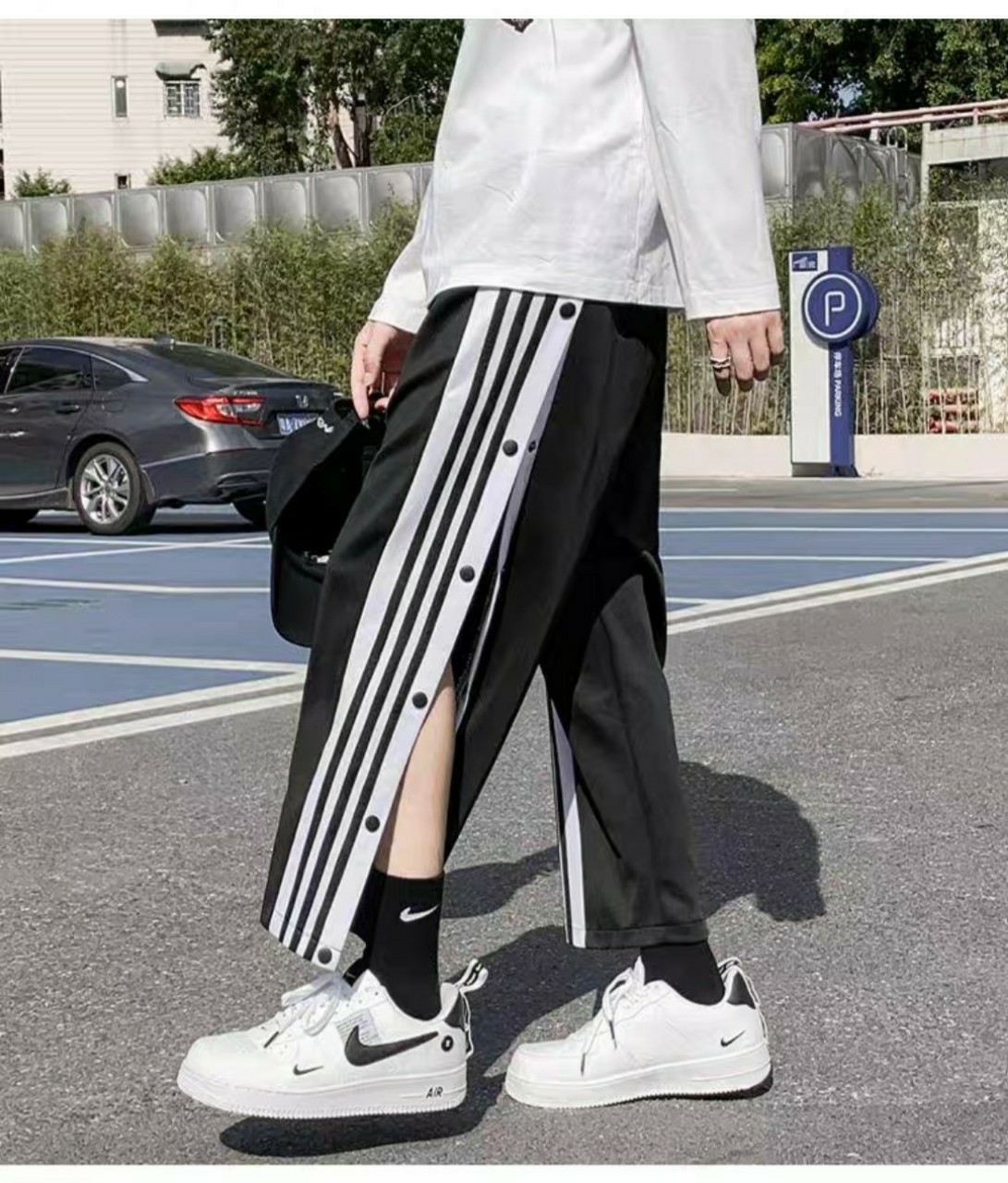 Quần jogger thun unisex nam nữ BASS PAINT The Ngầu Style