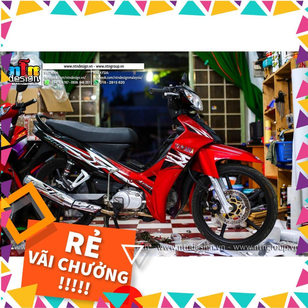 Tem Rời Sirius Mẫu Hoa Văn Đỏ Trắng Đen