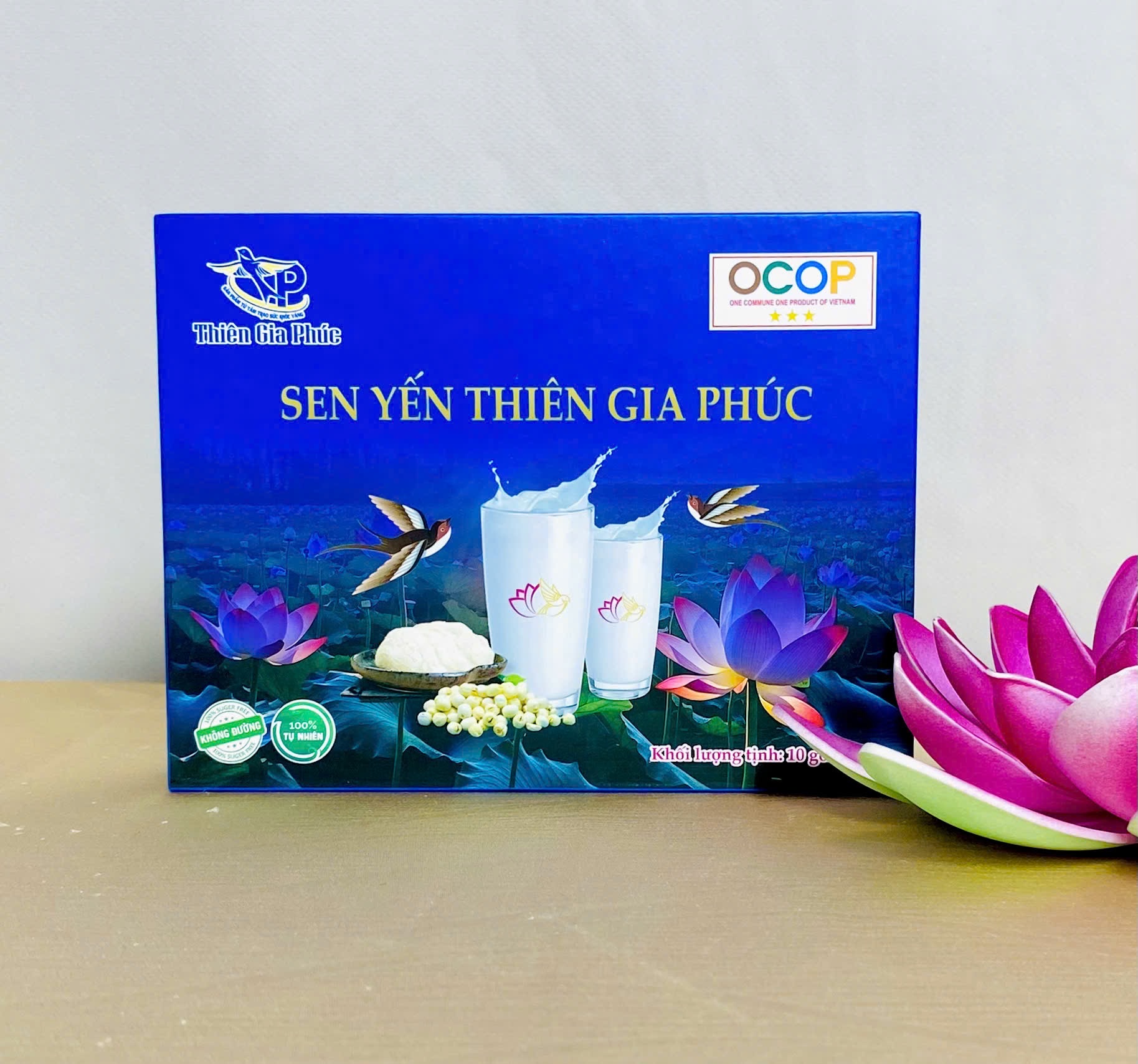 Sữa sen yến Thiên Gia Phúc (5 gói) - Không đường