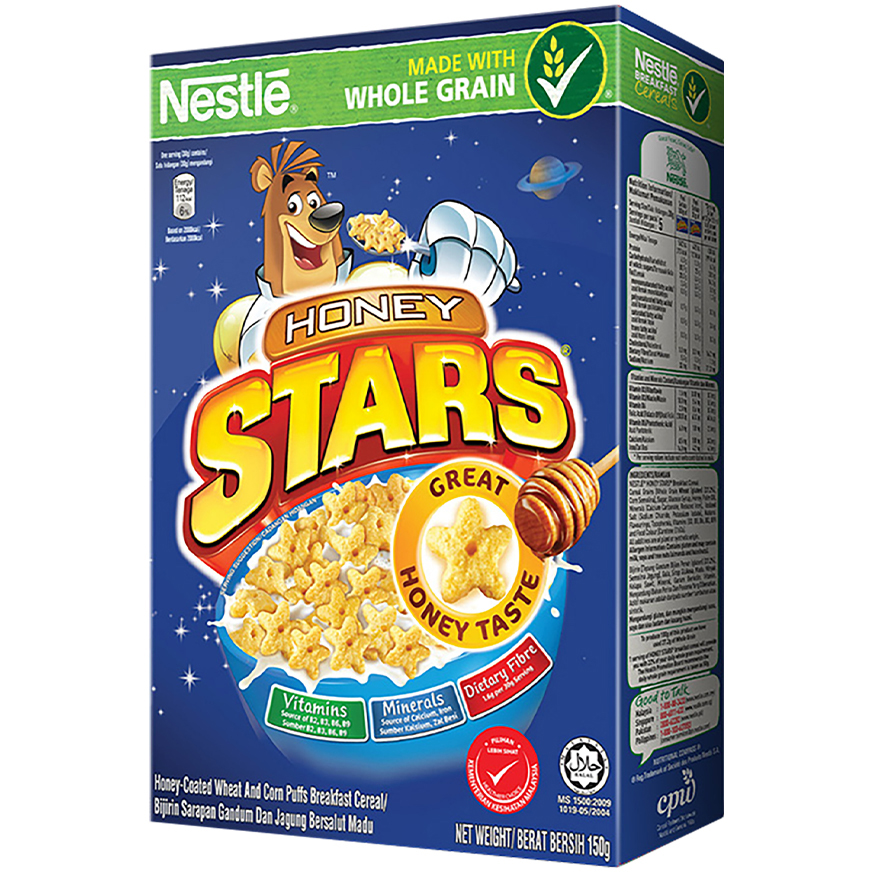 Combo 2 hộp ngũ cốc ăn sáng Honey Stars (Hộp 150g) [Tặng lốc 5 tập Vĩnh Tiến]