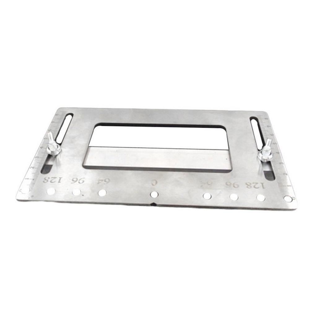 Drill Guide Punch Locator Carpentry Hole Wardrobe Hardware Jig Drawer Tool