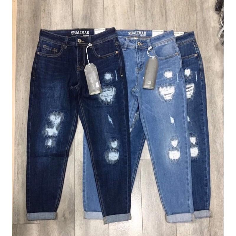 Jeans boy xước 3 màu